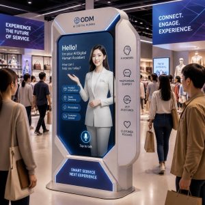 SINMAR (ODM) 75-Inch AI Digital Human Interactive for Retail & Shopping Malls